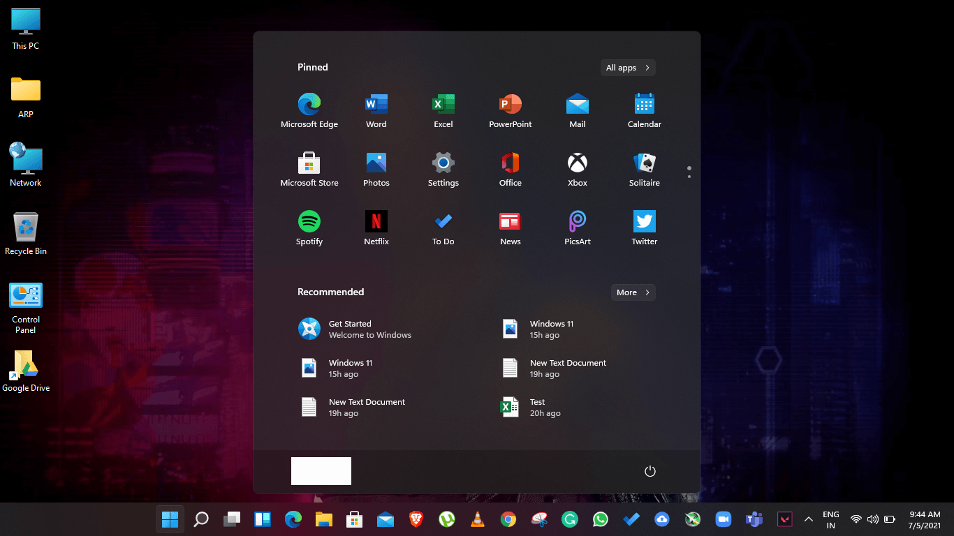 windows 11 home features